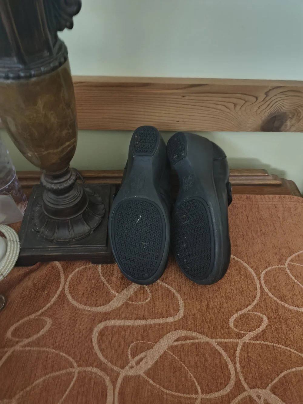 Crocs Black Mary Jane Wedge Pumps - Women's Comfort Heel Ginger Work